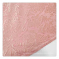 flower burnout pink silk velvet fabric high-grade crushed velvet fabric custom velvet burnout fabric